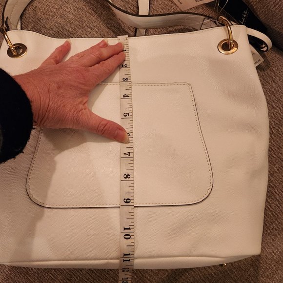 Nicole Miller New York White Purse Bag NWT - Picture 12 of 15